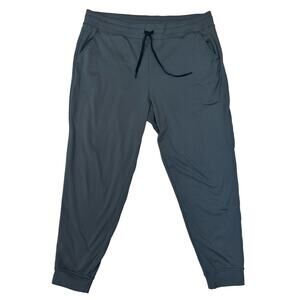 32 Degrees Heat Dark Gray Jogger Sweatpants with Stretchy Elastic Waist Size XL